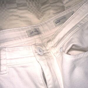 JJill cropped ladies white pants